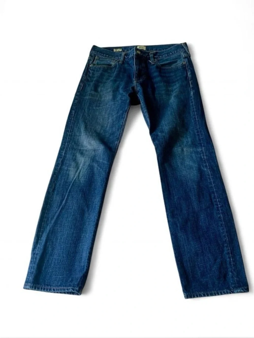 J.crew 484 dark blue jeans size 32 x 30 straight leg men western casual